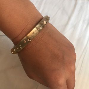 ONE Alexis Bittar crystal hinged bangle bracelet